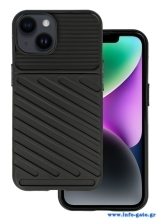 POWERTECH Θήκη Thunder MOB-1922 για iPhone 15 Plus, μαύρη