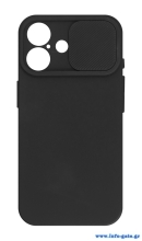 POWERTECH θήκη Camshield Soft MOB-1988 για iPhone 16, μαύρη