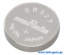 MURATA μπαταρία Silver Oxide για ρολόγια SR927, 1.55V, No395/399, 10τμχ