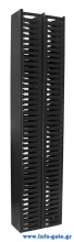 POWERTECH cable managment για rack NETW-0006, 23 θέσεων, πλαστικό, 2τμχ