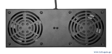POWERTECH cooling fan για rack NETW-0045, 2x fans με μεταλλικό tray, 1.5m καλώδιο schuko, 33x13cm