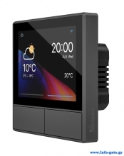 SONOFF smart panel ελέγχου NSPanel με οθόνη αφής, 2-gang, Wi-Fi, γκρι