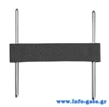 OPTONICA σύνδεσμος LED 5483, ίσιος, 30x30x5mm, IP20