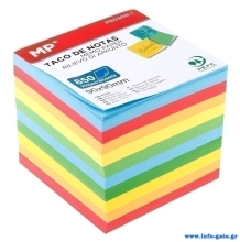 MP χαρτάκια σημειώσεων PN030N-1, 90x90mm, 850τμχ, χρωματιστά