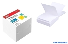 MP χαρτάκια σημειώσεων PN802, 90 x 90mm, 850τμχ, λευκά
