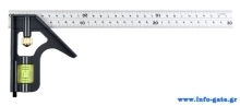 PROLINE γωνιόμετρο 21230 με αλφάδι, 30cm