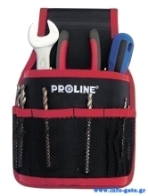 PROLINE εργαλειοθήκη ζώνης 52062 για εργαλεία χειρός, 11 θέσεων, μαύρη