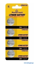 POWERTECH μπαταρίες λιθίου PT-1210, CR2032, 3V, 4τμχ
