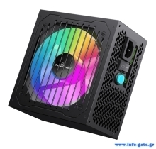 POWERTECH τροφοδοτικό PC PT-1311, 80PLUS Bronze, 700W, ATX, 120mm RGB Fan, Semi Modular