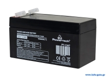 POWERTECH μπαταρία μολύβδου PT-1347, 12V 1.3Ah, T1