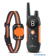POWERTECH ηλεκτρικό κολάρο εκπαίδευσης σκύλου PT-1398 με ασύρματο χειριστήριο, εμβέλεια 800m