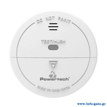 POWERTECH ασύρματος ανιχνευτής καπνού PT-1464 για συναγερμούς, Wi-Fi, TUYA