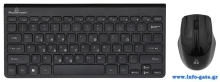 POWERTECH set ποντίκι & πληκτρολόγιο PT-940, ασύρματο, 1200DPI, μαύρο