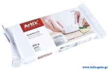 ARTIX PAINTS φυσικός πηλός PY035-1, χωρίς γλουτένη, 250γρ, λευκός