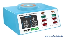 RELIFE σταθμός φόρτισης RL-309AW, 6x USB/2x USB-C/wireless, 100W, λευκός