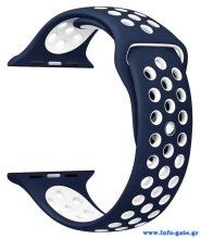 ROCKROSE band σιλικόνης Starry Night για Apple Watch 42/44mm, μπλε