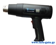 SUNSHINE πιστόλι θερμού αέρα RS-1800D, 2 ταχύτητες, LCD, 1800W, μαύρο