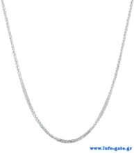 BAMOER αλυσίδα λαιμού Charm SCA019, 45cm, ασήμι 925, ασημί