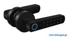 SECUKEY ηλεκτροπύρος D100-BT, συνδυασμού & fingerprint, μαύρος