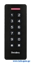 SECUKEY αυτόνομο αδιάβροχο πληκτρολόγιο πρόσβασης SCK-K2-EM, 125KHz