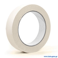 SELLOPLAST Χαρτοταινία Masking 60°C λευκή SEL-007, 19mm, 40m, 8τμχ