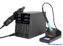 SUGON σταθμός συγκόλλησης 212 με κολλητήρι & air gun, 760W, 200-450 °C