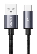 USAMS καλώδιο USB-C σε USB SJ767, 3A, 480Mbps, 1m, μαύρο