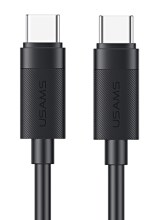 USAMS καλώδιο USB-C SJ780, 60W, 480Mbps, 1m, μαύρο