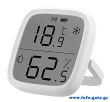 SONOFF smart θερμόμετρο & υγρασιόμετρο SNZB-02D, LCD, ZigBee
