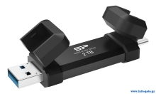 SILICON POWER εξωτερικός SSD Marvel Xtreme DS72, USB-C/USB 3.2, 2TB, μαύρο