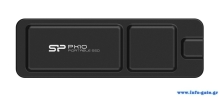 SILICON POWER εξωτερικός SSD PX10, 2TB, USB 3.2, 1050-1050MB/s, μαύρος