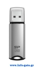 SILICON POWER USB Flash Drive Marvel M02, 128GB, USB 3.2, γκρι
