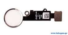Home button assembly για iPhone 8, ασημί