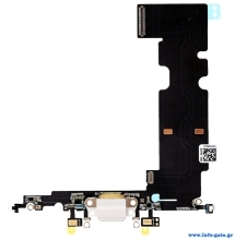 Καλώδιο Flex charging port για iPhone 8 Plus, ασημί