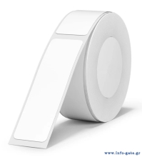NIIMBOT ρολό θερμικών αυτοκόλλητων ετικετών T12X40-155-WH, 12x40mm, 155 ετικέτες, λευκό