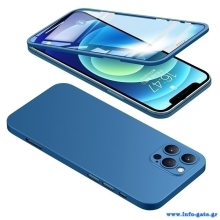POWERTECH θήκη & tempered glass 2.5D TGC-0006, iPhone 12 Pro Max, μπλε