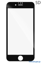 POWERTECH Tempered Glass 5D Full Glue για iPhone 8, Black