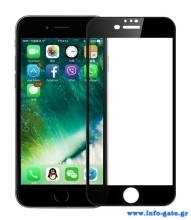 POWERTECH Tempered Glass 5D Full Glue για iPhone 8 Plus, Black