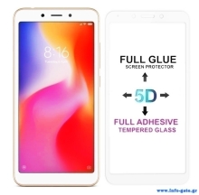 POWERTECH Tempered Glass 5D Full Glue για Xiaomi Redmi 6/6A, White