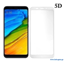 POWERTECH Tempered Glass 5D Full Glue για Xiaomi Note 5 Qualcomm, λευκό
