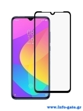 POWERTECH Tempered Glass 5D Full Glue, Xiaomi Mi CC9 Qualcomm, μαύρο