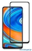 POWERTECH Tempered Glass 5D, full glue, για Xiaomi Redmi Note 9, μαύρο