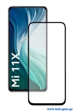 POWERTECH tempered glass 5D TGC-0520, Xiaomi Mi 11X/11X Pro/11i, μαύρο