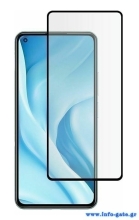 POWERTECH tempered glass 5D TGC-0523 για Xiaomi Mi 11 Lite 4G/5G, μαύρο