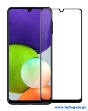 POWERTECH tempered glass 9H 5D TGC-0526 για Samsung Galaxy A22, μαύρο