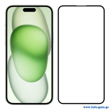 POWERTECH tempered glass 5D TGC-0658 για iPhone 15 Plus, full glue