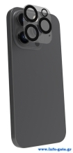 POWERTECH tempered glass 3D TGC-0664 για κάμερα iPhone 15 Pro Max