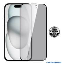 POWERTECH tempered glass Emery Private 5D TGC-0767 για iPhone 16, full glue
