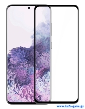 POWERTECH Tempered Glass 3D, Full Glue, Samsung Galaxy S20, μαύρο