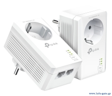 TP-LINK powerline kit TL-PA7027P KIT, passthrough, AV1000 1000Mbps, V1.0